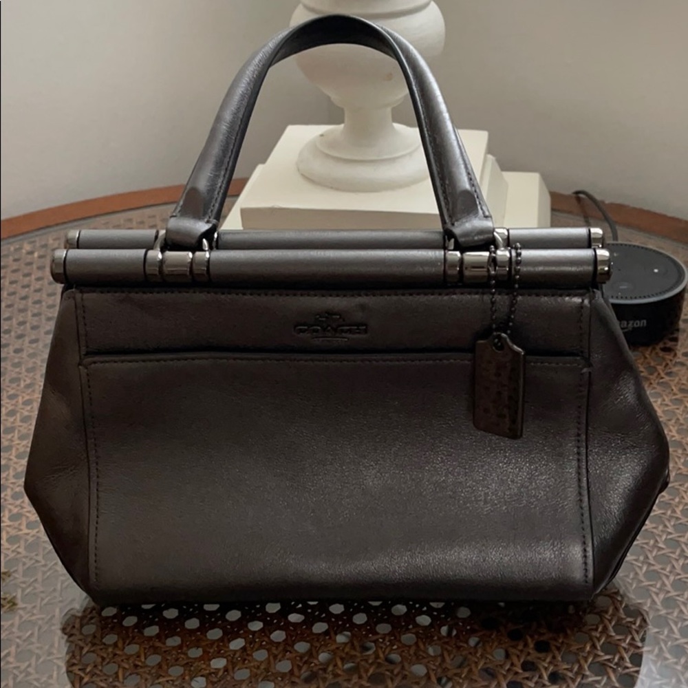 Coach Grace 20 In Metallic Gunmetal